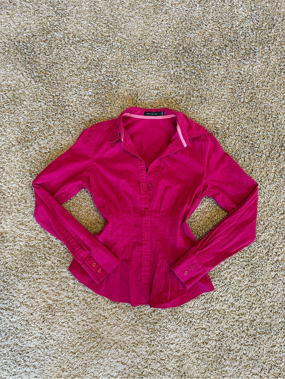 The Limited Fuchsia Button-Down Women’s Shirt